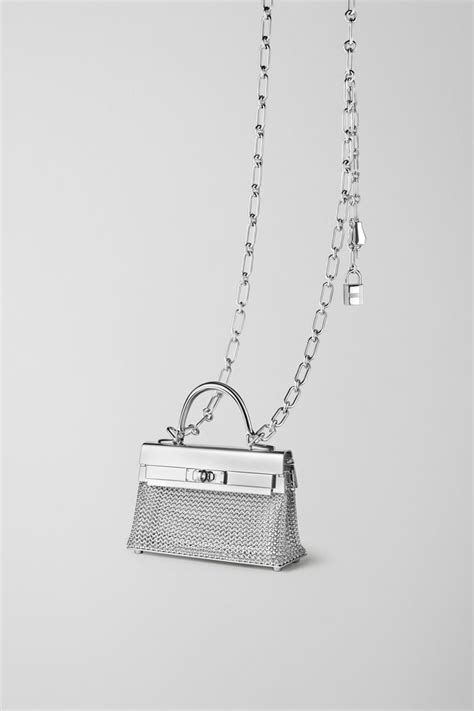 hermes kelly morphose silver